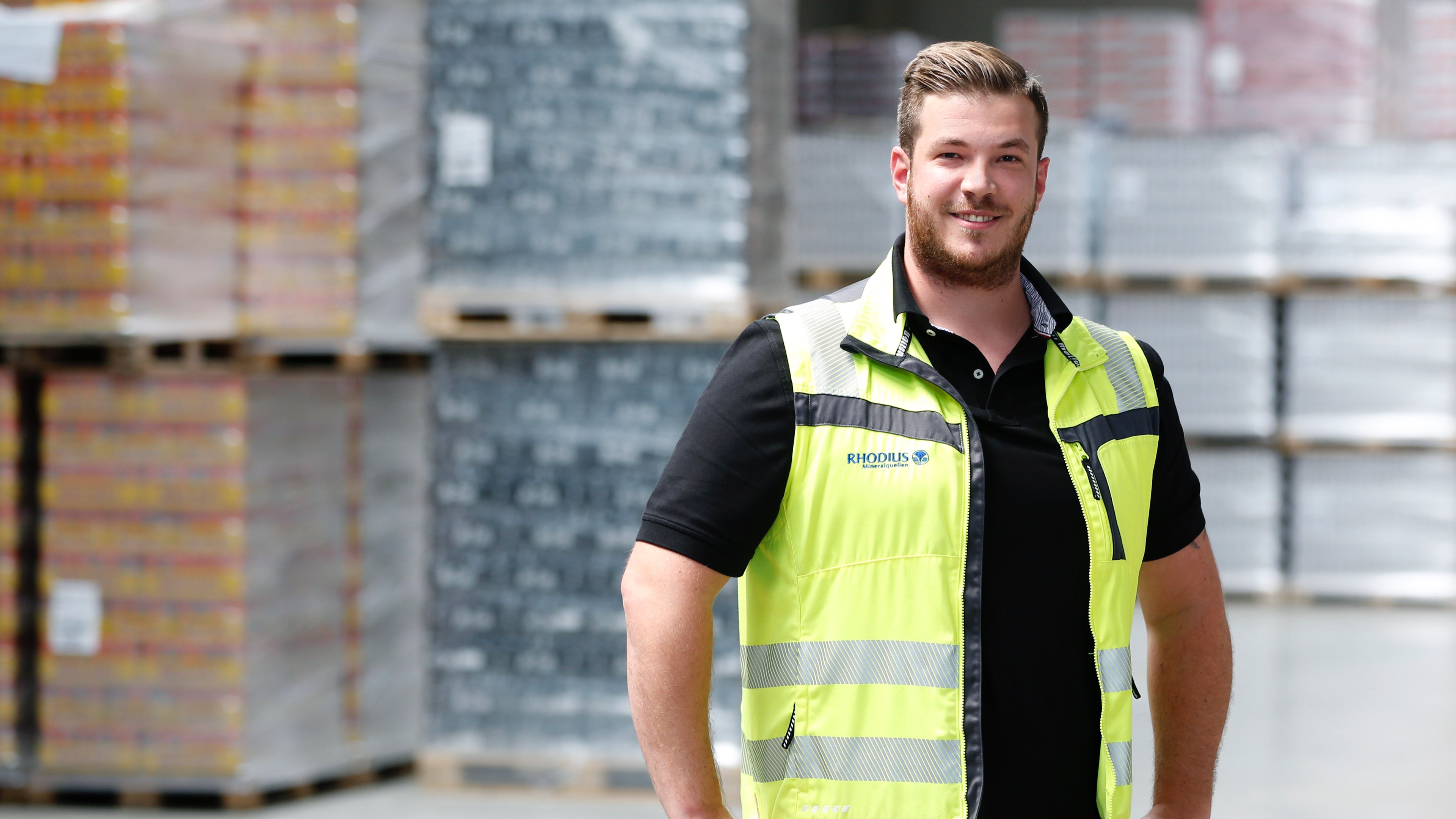 Zuverlässige Logistik mit Rhodius-Copacking: stellvertretender Logistikleiter Christian Mohr